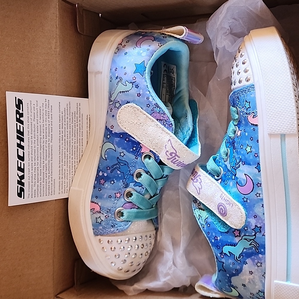 Kids' Girls Light Up Sketchers 10.5 - Picture 5 of 5